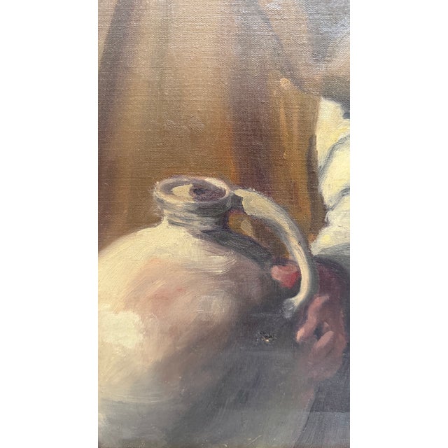 After Diego Velázquez (1599–1660) — Hand-Painted Oil Copy, Signed & Dated 1964 For Sale - Image 10 of 10