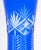 Cobalt Blue Cut Glass Flaring Vases, Pair For Sale - Image 4 of 9