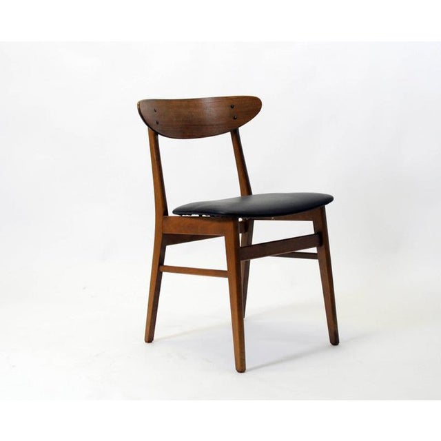 Mid Century Modern Danish Th Harlev Dining Chairs Set Of 6 Chairish