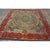 1920s Gray Classic Medallion Antique American Hooked Cotton Rug Square Carpet For Sale In New York - Image 6 of 11