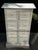 Small Antique Workshop Cabinet with 8 Drawers in Painted Wood, 1950s For Sale - Image 17 of 18