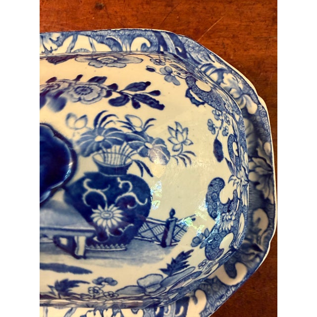 Staffordshire Mid 19th Century Staffordshire Ironstone Covered Vegetable Dish For Sale - Image 4 of 12