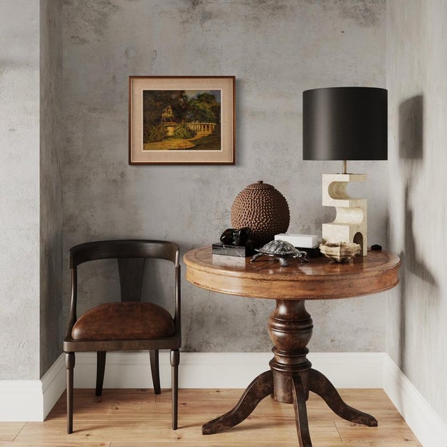 Italian Artist, Impressionist Landscape, 1970, Oil on Cardboard, Framed For Sale - Image 13 of 16