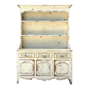 Vintage Habersham Plantation Patinated Hutch