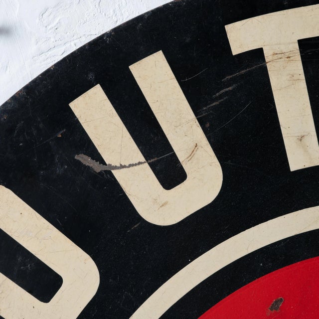 1950s Southern Plaza Express Railroad Sign, 1950s For Sale - Image 5 of 8