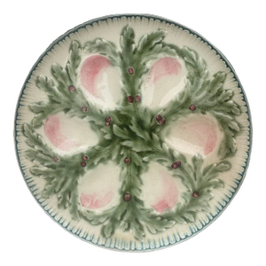 French Majolica Oyster Plate Choisy-Le-Roi, Circa 1880