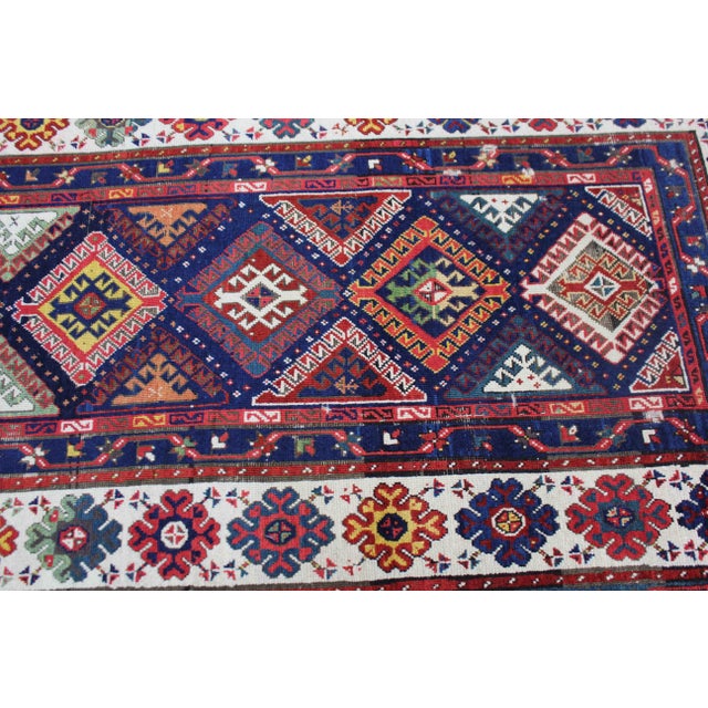 Hand knotted of top quality wool and cotton in the 1880s. Talish rugs are typically 2 to 3 times as long as they are wide,...