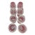 Mid 20th Century Set of Rogaska Crystal Brandy Snifter Glasses in the Gallia Pattern - Set of 8 For Sale