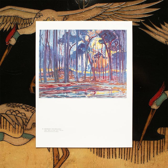 1991 After Piet Mondrian "Woods Near Oele", Full-Color Parisian Print For Sale In Dallas - Image 6 of 8