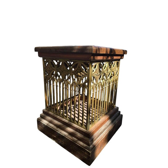 19th Century Neo-Gothic Pedestal, 1890s For Sale - Image 13 of 18