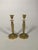 Bronze candlesticks from the Empire period, known as "return from Egypt", early 19th century. For Sale