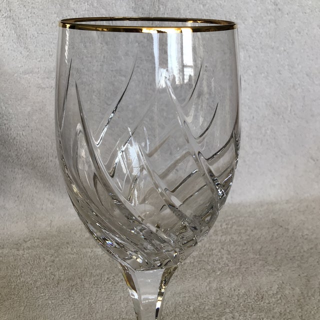 Mikasa Preview Gold Water Goblets-Set of 2 For Sale - Image 12 of 12