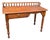 Antique Railroad Depot Desk With Spindle Gallery Cherry and Ash Wood 1900s For Sale
