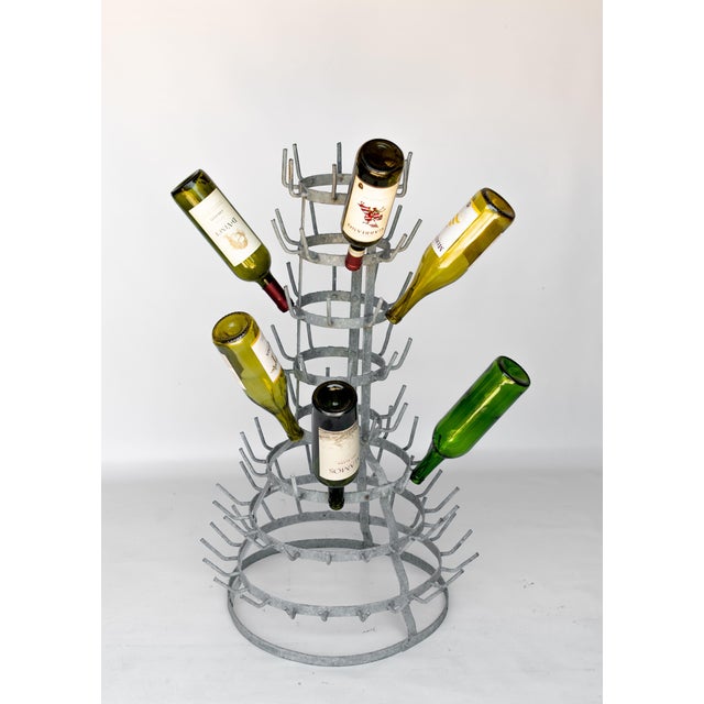 Metal Bottle Dryer, Display your empty bottles, A fun home wine room/bar accessory or great piece for Brewery or Vineyard....