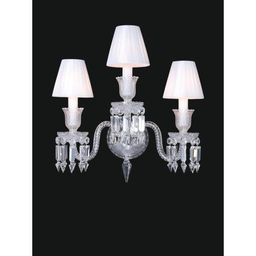 Collection regina wall lamp, metal and crystal, nca 204/ws by jago dimensions: d 48 x h 48 cm. Materials: metal, crystal....