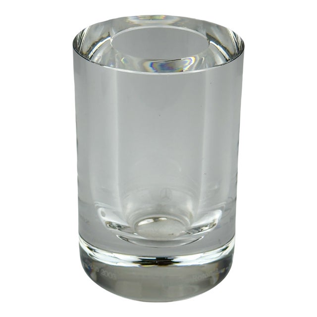 Mercedes-Benz Auto Rotonda Crystal Glass Vase by Il Giugno, 2003 For Sale