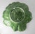 Mid-Century Set of 6 Green Cabbage Luncheon Plates by Secla Portugal For Sale - Image 16 of 18