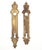 French style door back plates made of bronze. The original mounting screws are not available. Made in Belgium. Good...