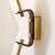 1960s Mid-Century Italian Wall Lights in Brass and Glass attributed to Stilnovo, 1960s, Set of 2 For Sale - Image 5 of 9