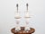 1920s French White Marble Vase Shaped Table Lamps Mounted on Lucite - a Pair For Sale - Image 9 of 10