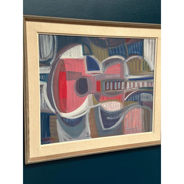 Ingemar Hammar, Guitar, 1964, Oil on Panel, Framed For Sale - Image 14 of 18