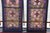 Antique Victorian Gothic Hand-Painted Stained Glass Windows in Wood Frames, Circa 1900 – Pair For Sale - Image 13 of 18