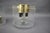 White German Brass and Textured Glass Ceiling Lights, 1970s, Set of 2 For Sale - Image 8 of 13