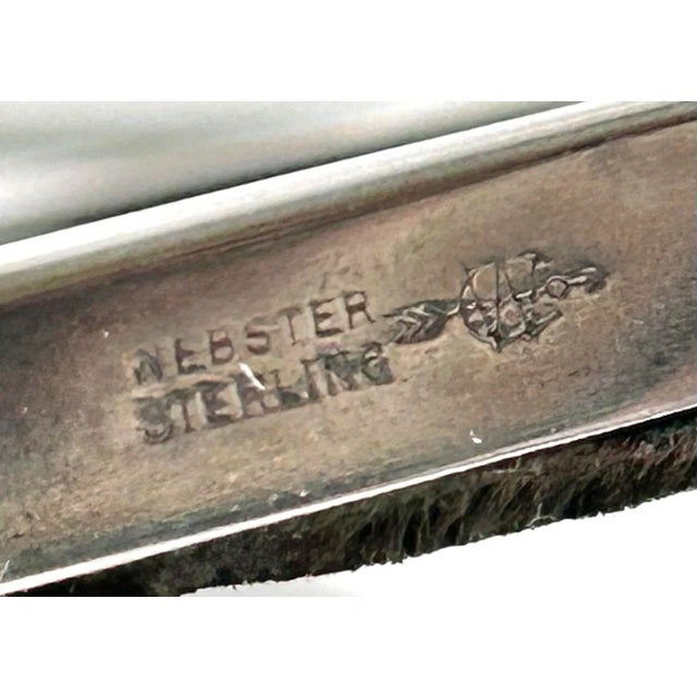 Antique Sterling Silver Picture Frame With Silk Liner - Early 20th Century For Sale - Image 9 of 9