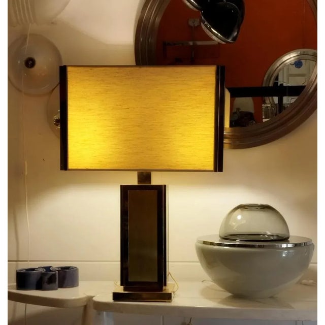 Italian Table Lamp in Brass, 1970s For Sale - Image 6 of 9