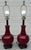Pair of Vintage Chinese Oxblood Red Glazed Ceramic Table Lamps – 33.5" Tall Chinoiserie This striking pair of vintage...