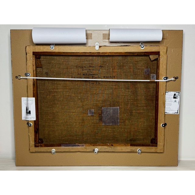 Historic Victorian Racehorse Oil Portrait Painting “Master Walter” — C1894 Governor’s Cup Winner, Ceylon Now Sri Lanka Framed For Sale - Image 18 of 18