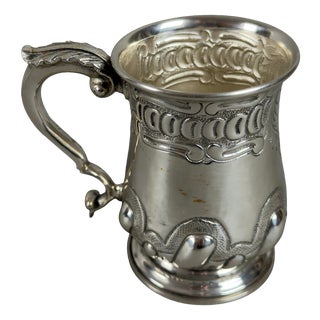 Small Vintage Handcrafted 800 Silver Pourer Carafe, 20th Century For Sale