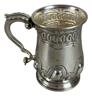 Small Vintage Handcrafted 800 Silver Pourer Carafe, 20th Century