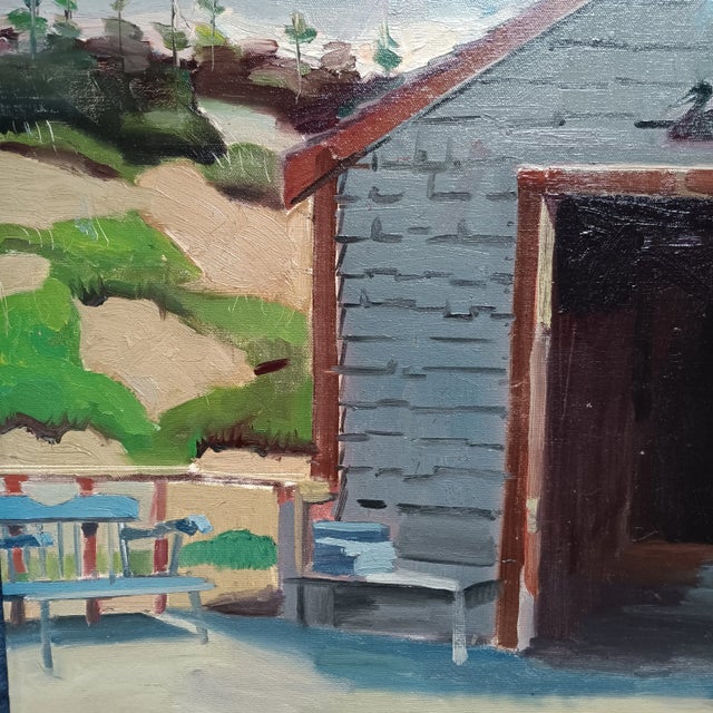 Boathouse Duck, Original Oil Painting For Sale - Image 4 of 6