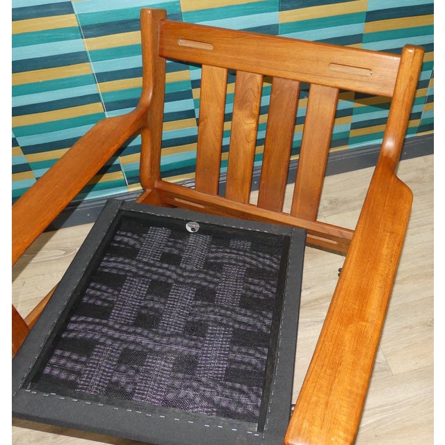 Wood Lounge Chair in Teak by Juul Kristensen, 1970s For Sale - Image 7 of 10