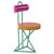 Cyber Stool in Powder-Coated Aluminum by Altreforme For Sale - Image 9 of 9