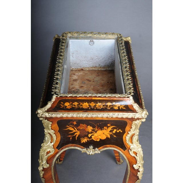 Brown Napoleon III Jardiniere Side Table, 1860s For Sale - Image 8 of 18