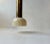 1970s Modern Italian Onyx Marble and Brass Pendant Lamp, 1970s For Sale - Image 5 of 8