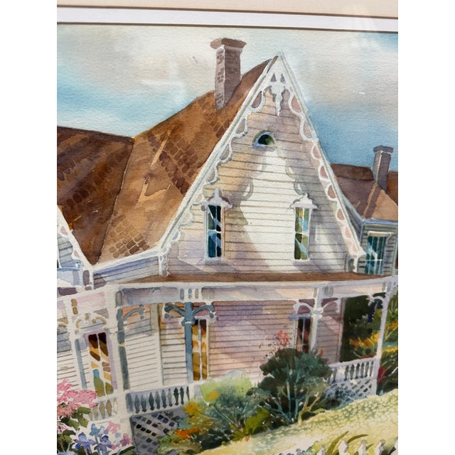 Linda Highee Bartolonei MacCallum House Painting, Signed For Sale - Image 11 of 12