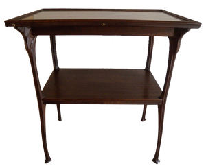 Antique Art Nouveau Side Table, 1890s