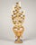Monumental Italian Giltwood & Polychrome Dolphin and Floral Tole Candelabra For Sale In Providence - Image 6 of 9