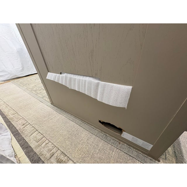 Rh Maison Armoire (Wardrobe or Media) – Light Oak Solid Hardwood Construction | French-Inspired Design | Pewter Hardware For Sale - Image 11 of 18