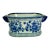 1950s Vintage Boho Chic Chinoiserie Hollywood Regency Celadon and Blue Foot Bath Catchall For Sale