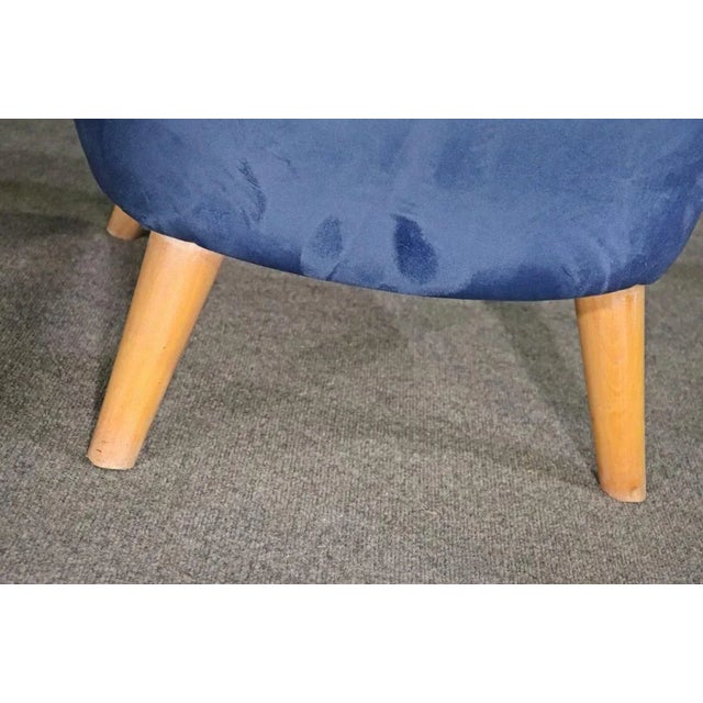 Tiffany Blue Mid 20th Century Mid-Century Style Armchairs - 2 Pieces For Sale - Image 8 of 9