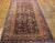 Antique Persian Tribal Kurdish rug, size: 4'6" x 8'4". Five amusing human figures are scattered within the rosettes and...