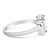 Imbued with timeless elegance, this sterling silver ring stands as a testament to love's enduring promise, It features an...