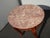 Wood Vintage French Country Pink Marble Top End Tables ~ Side Tables For Sale - Image 7 of 15