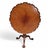 Kindel Furniture Vintage Chippendale Style Pie Crust Tilt Top Table by Kindel Furniture Co. For Sale - Image 4 of 11
