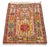 Caucasian Kazak Hand-Knotted Rug, 3' 3" X 2' 6" For Sale