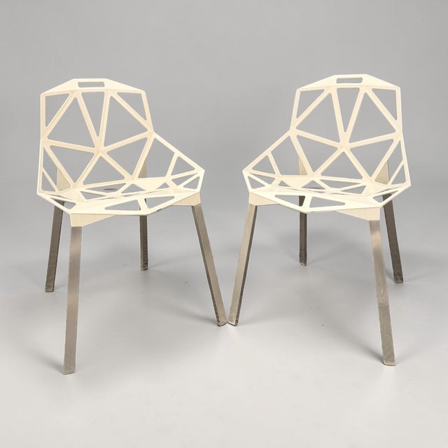 Off-White Chairs by Konstantin Grcic for Magis Italy, Set of 2 For Sale - Image 11 of 11
